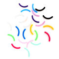 20Pcs Women's Fashion Refill Eyelash Curler Elastic Replacement Pad Silicone Gel Clip Pads Eye Makeup Tools.