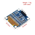 0.96" Inch OLED Display Screen Module I2C IIC 128x64 SS - D - 1306 3.3V-5V Blue/blue Yellow/White for Arduino ESP32 ESP8266. 
