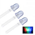 10-100pcs Multicolor RGB LEDs - 5mm, 8mm, 10mm Common Anode - High-Quality Indicators for Circuit Design，DIY Arduino Projects. 