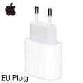 20W PD Charger Power Adapter EU Plug For iphone 14 13 mini Pro Max Type C fast charger for Apple Cable for iPhone 8 Plus X XS 11 12. 