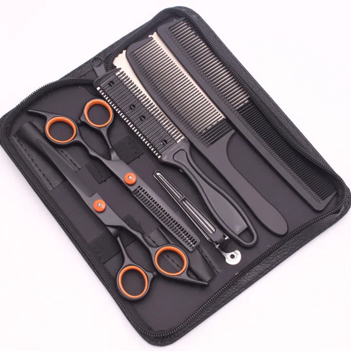 6.0''%20Hair%20Scissors%20Professional%20Cutting%20Shears%20Thinning%20Hairdressing%20Haircut%20Comb%20Razors%20Sets%20Salon%20Barber%20&%20Home%20Dropshipping%20-%20Image%203