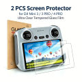 2pcs Protective Film for  Mini 3 /3 Pro Mini 4 Pro HD Glass Screen Protector Anti-Scratch Screen Film RC 2 Remote Accessories. 