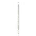 High Quality Stainless Steel Blackhead Pimples Acne Double Rings Squeeze Extractor Tool.
