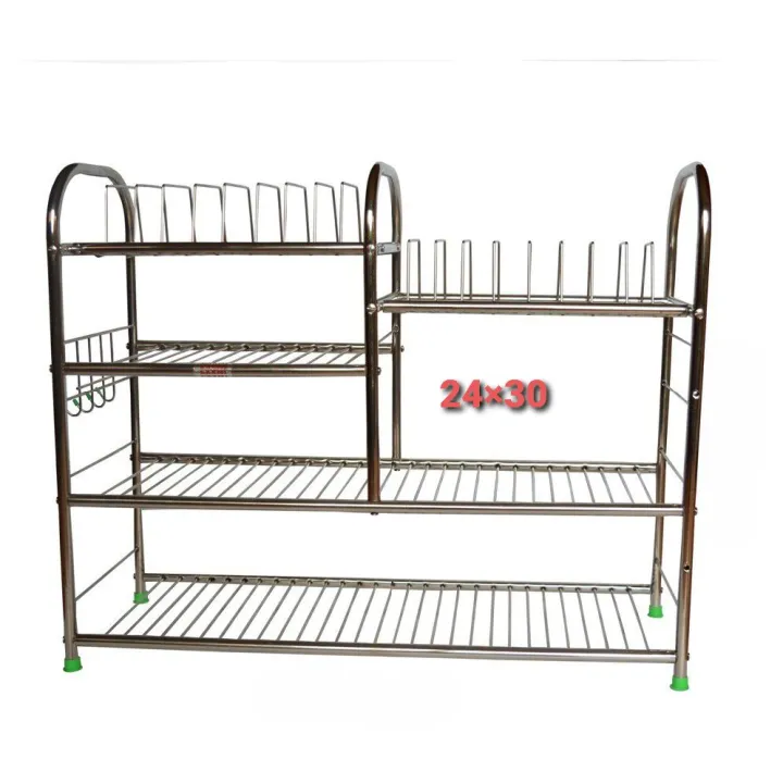 Choice%2024%C3%9730%20inch%20Wall%20Mount%20Modern%20Kitchen%20Utensils%20Dish%20Rack%20Stainless%20Steel%20Kitchen%20Rack%20Utensil%20Rack%20Utensil%20Stand%20-%20Image%202