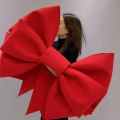 2025 New DIY Big Bow Tie Backdrop Eva Eco-friendly Material Package Wedding Party Holiday Party New Year Bow Tie Car Decoration.