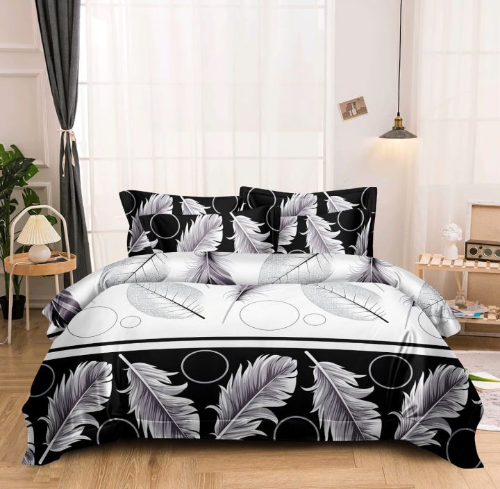 Whitee bed sheet with 2 pillow covers Daraz.lk
