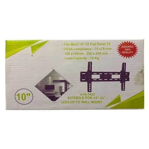 14%20To%2032%20Inch%20LED%20LCD%20TV%20Fixed%20Wall%20Mount%20Bracket%20Stand%20(10%20Inch)%20-%20Image%204