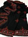 Balochi Swiss Voil Chadar Red Pink Black Blue White Free Size Dupatta. 
