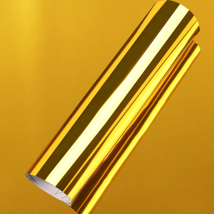 Premium Stretchable Chrome Mirror Gold Vinyl Wrap Self Adhesive Car Sticker Wrapping