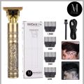 Vintage T9 Trimmer Hair Trimmer For Men Professional T9 Hair Trimmers Golden Dragon Rechargeable Electric Hair CLIPPER Cutting Machine for Men Original Vintage T9 Professional Electric Cordless Barber Trimmer T9 Clipper Shaver (Gold). 