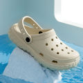 EVA Unisex Hole Shoes Beach Thick Bottom Outdoor Slippers Comfortable Breathable Indoor Slippers. 