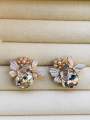 Sparkle Roniya Butterfly Stud Earring with Crystal. 