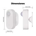 MOES Zigbee 3.0 Tuya Smart PIR Motion Sensor Human Body Infrared Detector Battery Powered Works with Smart Life App Alexa . 