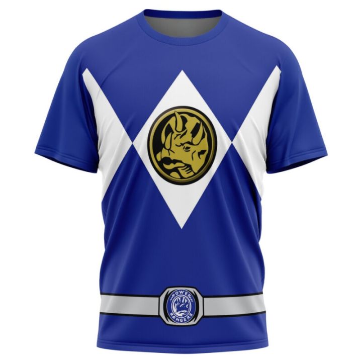 New%20Power%20Rangers%20Dinosaur%20Totem%20Nostalgic%20T-shirt%20for%20Sports%20and%20Fitness,%20Loose%20Large%20Size,%20Adult%20and%20Children's%20Short%20Sleeves%20-%20Image%203