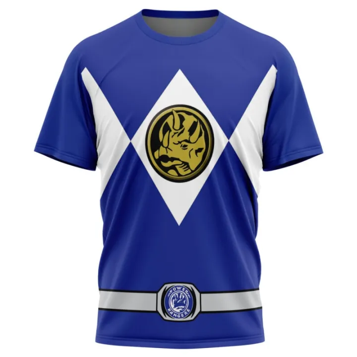New%20Power%20Rangers%20Dinosaur%20Totem%20Nostalgic%20T-shirt%20for%20Sports%20and%20Fitness,%20Loose%20Large%20Size,%20Adult%20and%20Children's%20Short%20Sleeves%20-%20Image%203