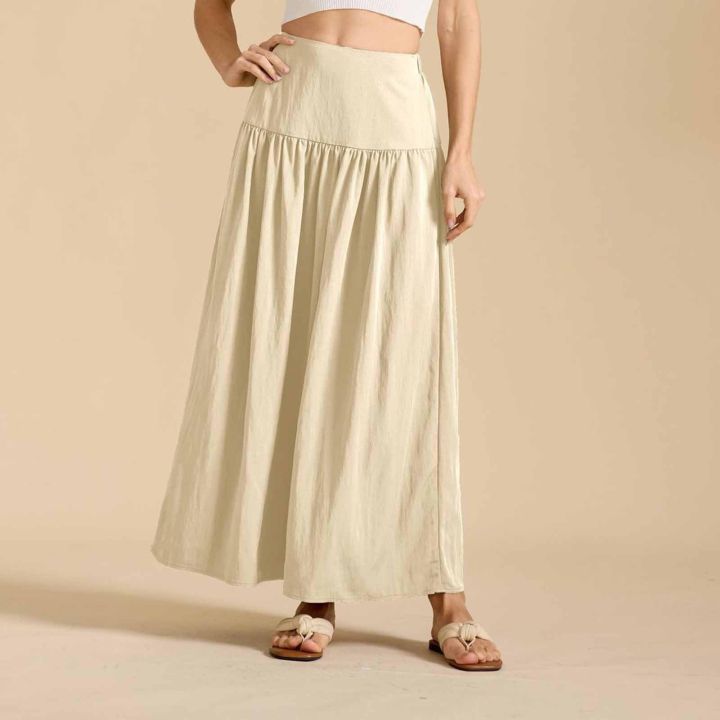 Women's%20high-waisted%20skirt%20simple%20loose%20skirts%20patchwork%20long%20skirt%20casual%20fashion%20solid%20color%20skirt%20with%20pocket%20faldas%20-%20Image%202