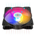 Aigo P16 RGB FAN Ventoinha 120mm Pc Computer Case Fan Rainbow Heatsink 4PIN 12cm White CPU Cooler Silent Fan Cooling Ventilador. 