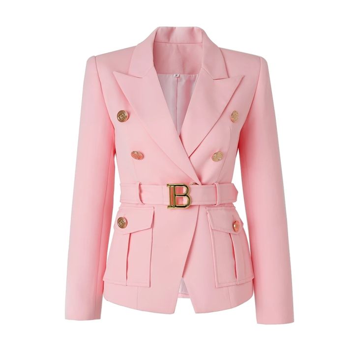 Factory%20Customize%20Luxury%20Quality%20Classic%20Style%20Office%20White%20Black%20Women%20Pocket%20Blazers%20with%20Blet%20-%20Image%204