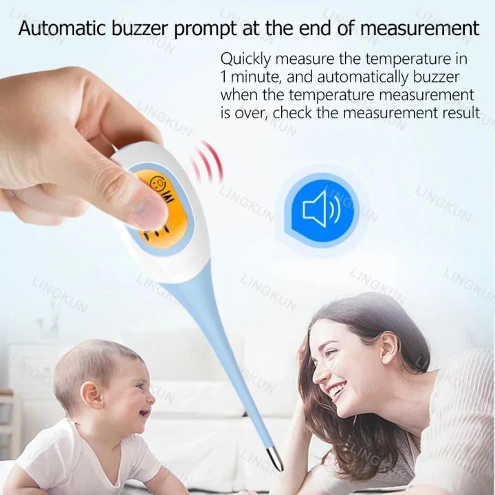 Silicone%20Fast%208S%20Thermometer%20for%20Fever%20Digital%20Infrared%20Basal%20Body%20Thermometer%20Oral%20Armpit%20Rectal%20Temperature%20LED%20Display%20-%20Image%204