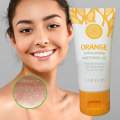 Orange Exfoliating Whitening Gel Scrub Face Body Brigtening Skin.