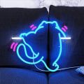 cute Cat Neon Sign Dimmable LED Neon Light for Bar Cafe Club Wall Decor Pet Lover  Shop Window Display Neon Night Light . 