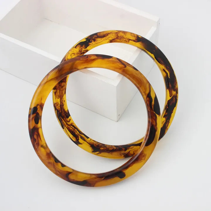 2PCS%20Wallet%20Resin%20Handle%20Round%20Handle%20Replacement%20Women's%20Messenger%20Bag%20Shoulder%20Bag%20DIY%20Crafts%20Acrylic%20Handle%20-%20Image%204