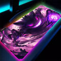 90x40cm LED Mouse Pad Pokemons PC RGB Desk Mat Gamer Office Backlight Carpet Keyboard Table Gaming Gengars Accessories Mousepad. 