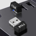 Mini Wireless USB Bluetooth Adapter BT 5.3 Dongle Music Audio Receiver Transmitter for PC Speaker Mouse Laptop Gamepad Printer.