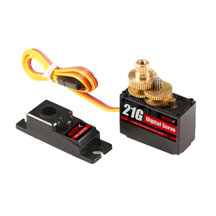 NEEBRC%2021g%20Metal%20Gear%20Micro%20Digital%20Servo%20Motor%20Waterproof%20for%201:18%201:16%20RC%20Car%20HYPER%20GO%20WLTOYS%20144001%20Truck%20Plane%20Boat%20Robot%20-%20Image%204