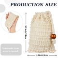 Natural Soap Foaming Net Bags Bath Washing Tools Body Cleaning Bubble Helper Mesh Cleaning Home Bathroom Exfoliating Supplies. 