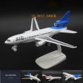 22cm Alloy Aircraft Model Boeing 727 McDonnell Douglas DC-10 Toy Airplane 4 Lights Music Children's Gift. 