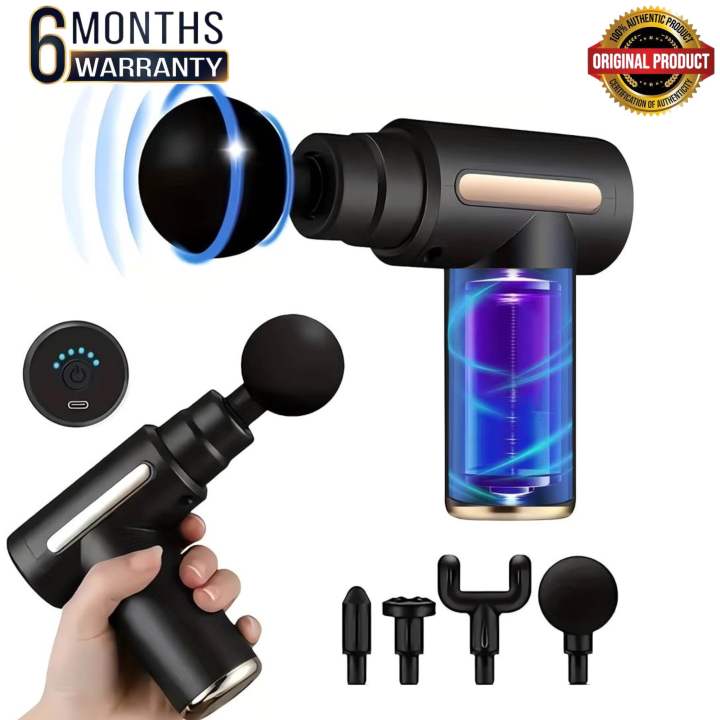 Mini Smart & Portable Massager Deep Tissue Massage Gun High-Speed Percussion Therapy | Pain Relief for Neck, Back, Shoulder, Foot & More | For Men & Women