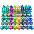 7PC/Set DND Dice Set - Assorted Colors Role Playing Game Cubes for Fantasy Tabletop Board Games. 