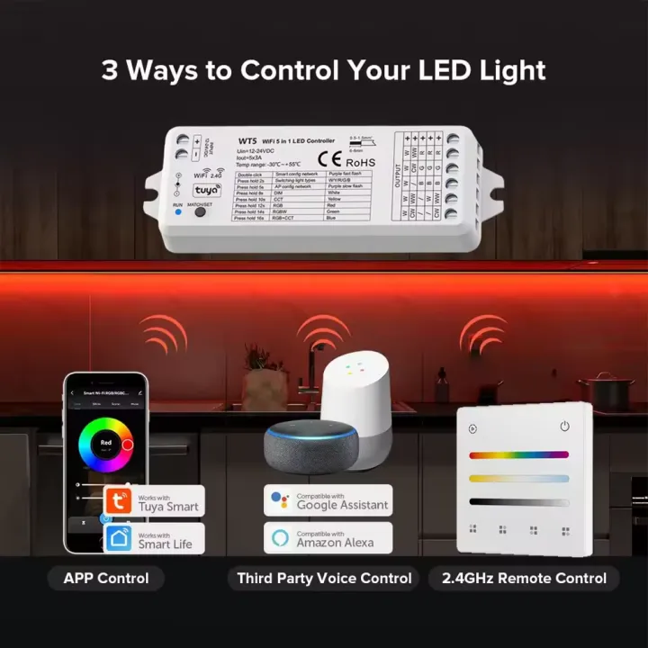 Tuya%20Wifi%20FCOB%20RGBCCT%20LED%20Light%20Strip%2024V%206Pin%205in1%20RGBCCT%20LED%20Strip%20Light%20Controler%204%20Scene%204%20Zone%20Touch%20Panel%20for%20Alexa%20%20-%20Image%202