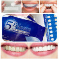 5D Teeth  Gel Strips, Gentle Oral Care Brightening Strips, Home Dental Beauty Supplies for Teeth Stain Removal. 