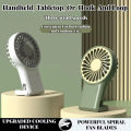 USB Rechargeable Foldable Mini Fan Quiet Clip On Fan Long Battery Life Desktop Outdoor Hiking Use. 