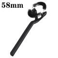Coffee machine cleaning brush, nylon espresso machine brush detachable head for coffee grinder and cleaning espresso coffee machine brush. 