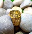 Rings for Men Rhodium plated ring Golden Turkish Design Rings For Men and Boys Fashion Stylish New Design Rings Stainless Steel. 