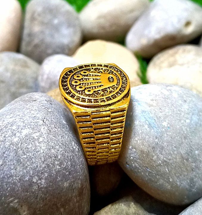 Rings%20for%20Men%20Rhodium%20plated%20ring%20Golden%20Turkish%20Design%20Rings%20For%20Men%20and%20Boys%20Fashion%20Stylish%20New%20Design%20Rings%20Stainless%20Steel%20-%20Image%203