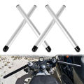 1 Pair Motorcycle CNC Aluminium Universal 22MM Vortex Clip On Ons Clipon Replacement Handle Bar Handlebars Tube. 