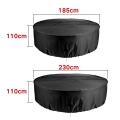 18 Size Black Cover Waterproof Oxford Wicker Sand Protect Garden Patio Rain And Snow Dust Outdoor Garden Furniture Rain Cover. 