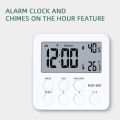 1PCS Multifunctional Electronic Alarm Clock, Desktop Small Clock, Capable of Monitoring Temperature and Humidity. 