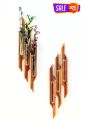 Artistic Geometric Wall-Mounted Hydroponic Propagation Vase For Home And Office Wall Decor.