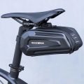ROCKBROS1.7L Bicycle Bag Waterproof Rear Large Capatity Quick Release Seatpost Shockproof Double Zipper Rear Bag Accessories. 