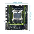 X99-8D4 SOYO Motherboard Set Kit With Intel LGA2011-3 Xeon E5 2650 V4 CPU DDR4 8GB (1*8GB) 2133MHZ RAM Memory NVME M.2 SATA.