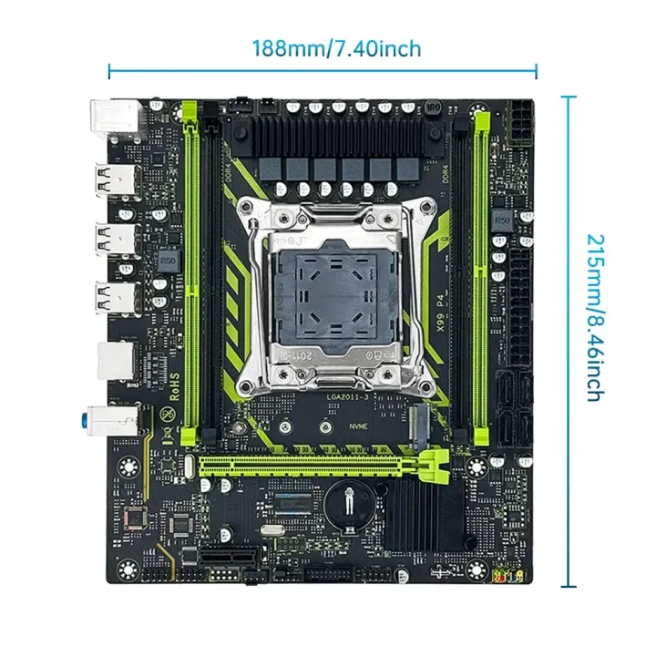 X99-8D4%20SOYO%20Motherboard%20Set%20Kit%20With%20Intel%20LGA2011-3%20Xeon%20E5%202650%20V4%20CPU%20DDR4%208GB%20(1*8GB)%202133MHZ%20RAM%20Memory%20NVME%20M.2%20SATA%20-%20Image%204