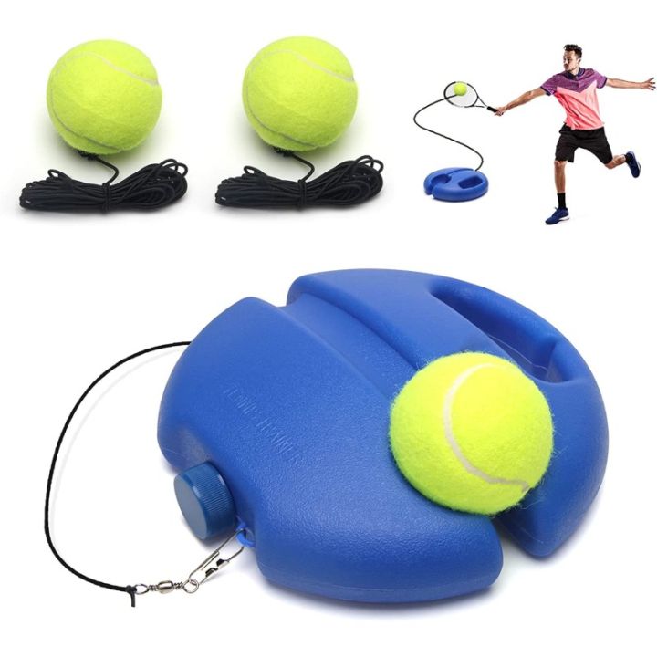 Tennis Trainer With 1Pc Tennis Ball For Beginner, Tennis Rebounder Set For Self Training, Club Auxiliary Training Equipment