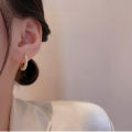 Fashion Silvery Hoop Earrings for Sparkling Hoop Earrings Frosted Hoop Earrings Valentine's Day Mother's Day Jewelry .