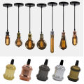 Vintage Retro Edison Lamp E27 Socket Pendant Lights Bulb Socket Screw Base Aluminum Light Industrial Retro Lamp Holder Fitting. 