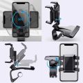 Car Phone Holder Mount for Dashboard, 1200° Rotating Cell Phone Holder for Car, Universal Big Clamp Car Phone Mount Compatible. 